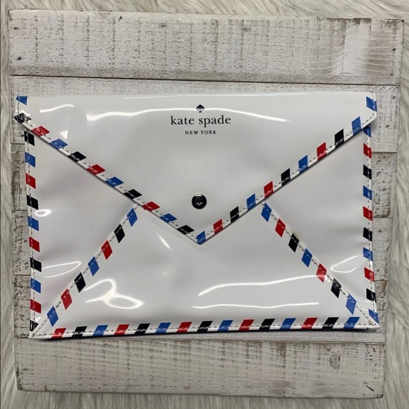 kate spade Handbags - Kate spade par avion envelope letter mail clutch